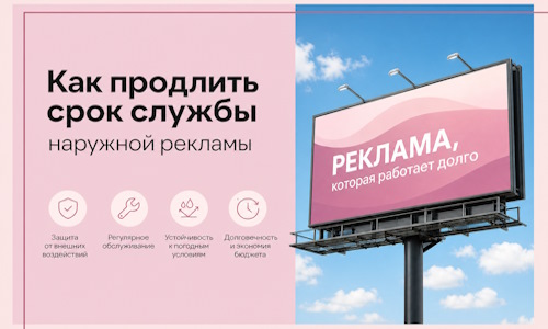 Как продлить срок службы наружной рекламы в Санкте-Петербурге
